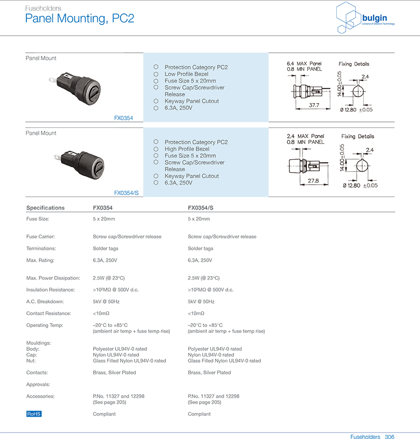 FX0354防觸摸保險(xiǎn)絲座選型 FX0354防觸摸保險(xiǎn)絲座選型